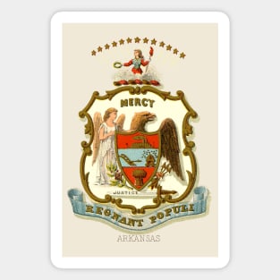 1876 Arkansas Coat of Arms Magnet